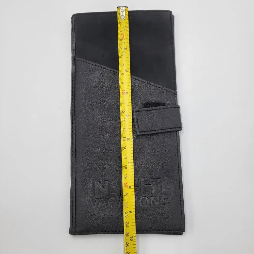 Insight Vacations Embossed Travel Document Ticket Passport Organizer Wallet